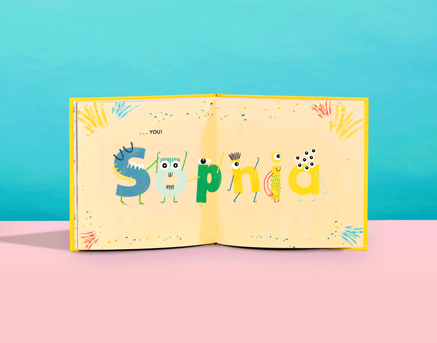 GIF of personalisation in My Little Monsters