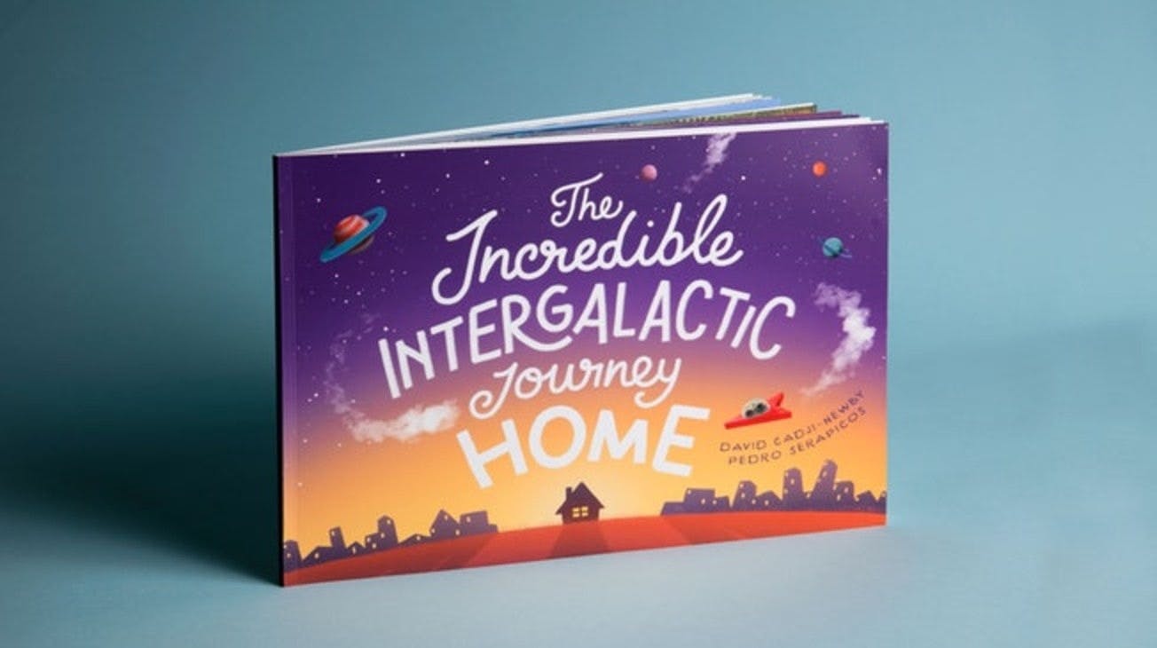 A photography shot of the Incredible Intergalatic Journey Home