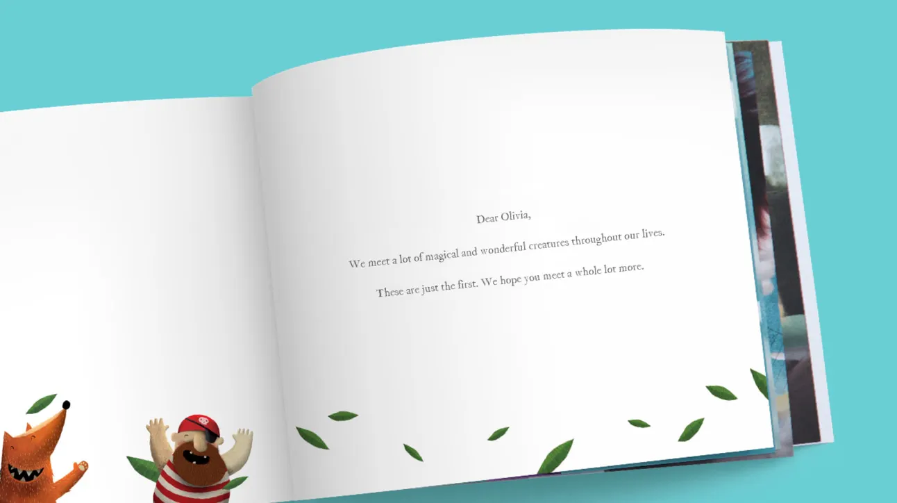 Preview of Lost My Name book - personalized dedication