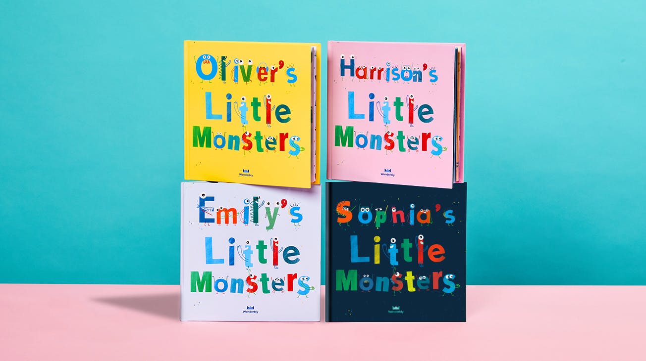 4 Cover Options of My Little Monsters
